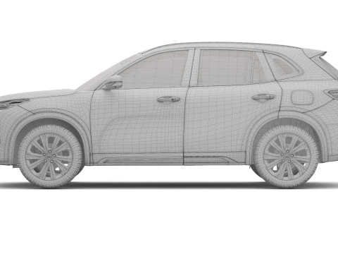 2025 Geely Starray EM-i with Interior 3D Model