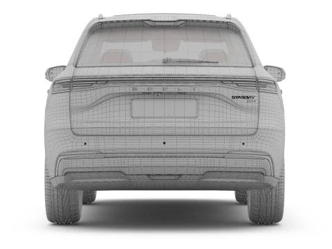 2025 Geely Starray EM-i with Interior 3D Model