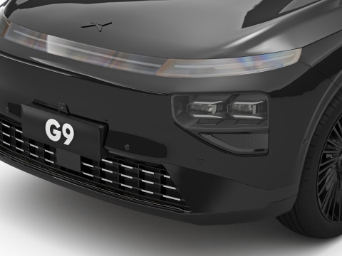 2026 Xpeng G9 con interni Modello 3D