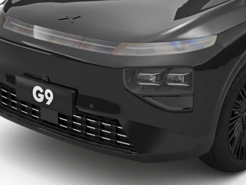 2026 Xpeng G9 with Interior 3D Model