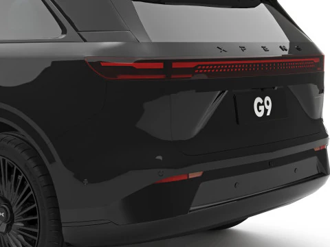 2026 Xpeng G9 with Interior 3D Model