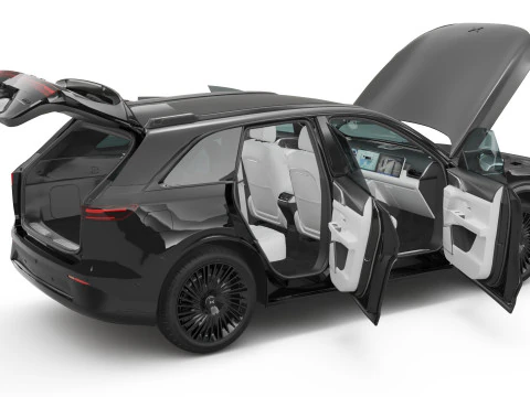 2026 Xpeng G9 with Interior 3D Model