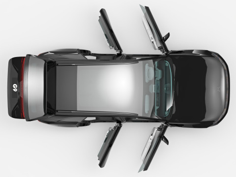 2026 Xpeng G9 con interni Modello 3D