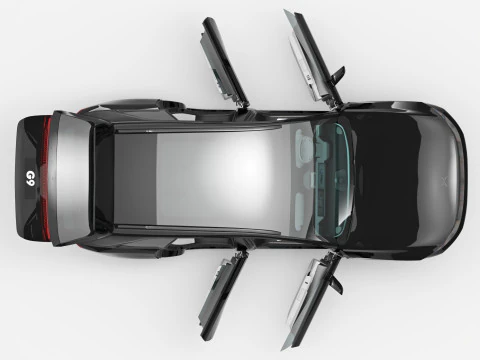 2026 Xpeng G9 with Interior 3D Model