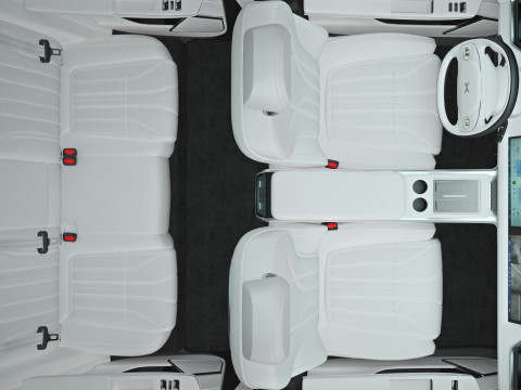 2026 Xpeng G9 con interni Modello 3D