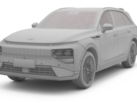 2026 Xpeng G9 con interni Modello 3D