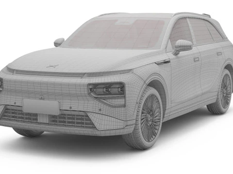 2026 Xpeng G9 with Interior 3D Model