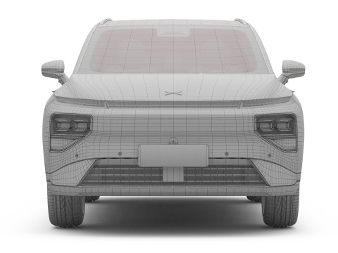 2026 Xpeng G9 con interni Modello 3D