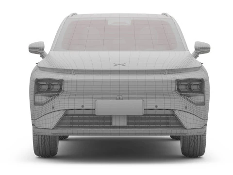 2026 Xpeng G9 with Interior 3D Model