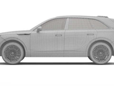 2026 Xpeng G9 with Interior 3D Model