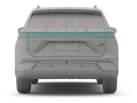 2026 Xpeng G9 con interni Modello 3D