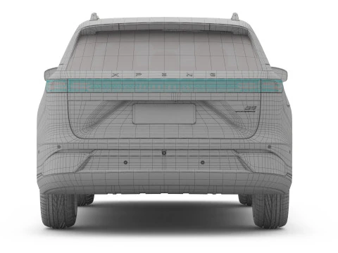 2026 Xpeng G9 with Interior 3D Model