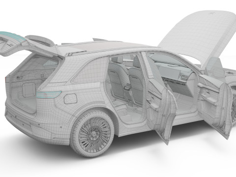 2026 Xpeng G9 con interni Modello 3D