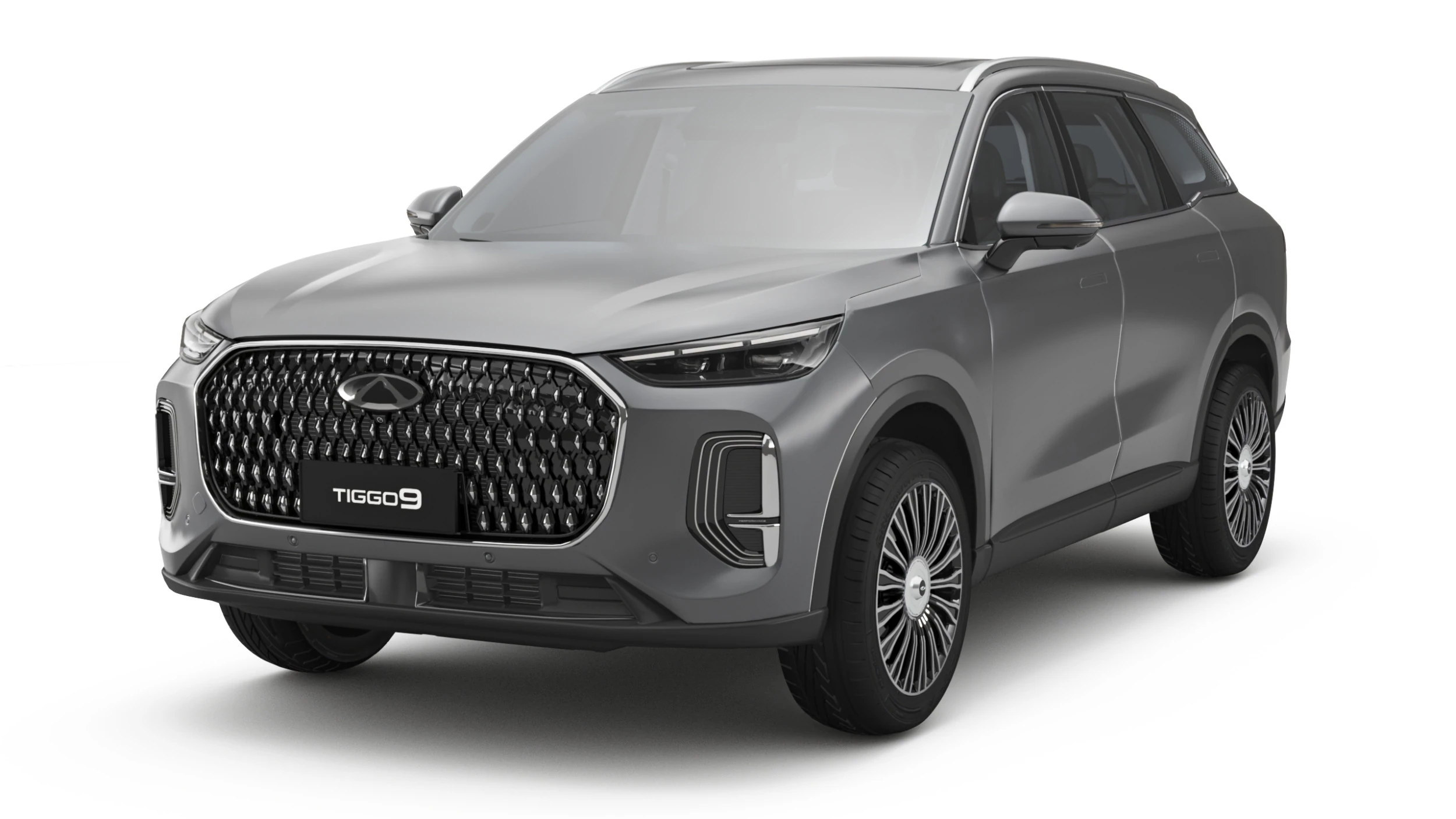 2026 Chery Tiggo 9 Hybrid with Interior 3D Model .c4d .max .obj .3ds .fbx .stl .blend