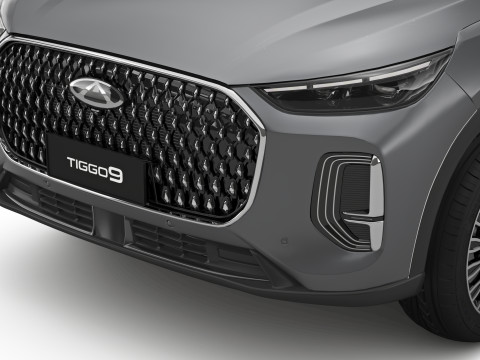 2026 Chery Tiggo 9 Hybrid with Interior 3D Model