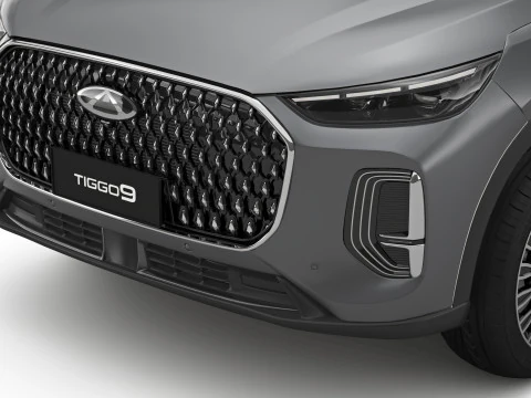 2026 Chery Tiggo 9 Hybrid with Interior 3D Model