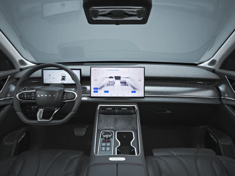 2026 Chery Tiggo 9 Hybrid with Interior 3D Model