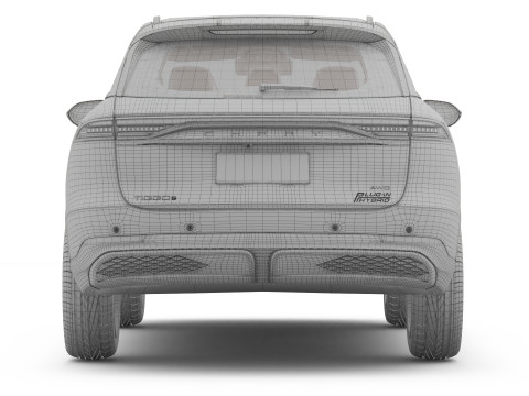 2026 Chery Tiggo 9 Hybrid with Interior 3D Model