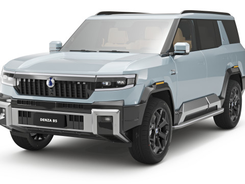 2026款比亚迪腾势B8内饰 3D 模型