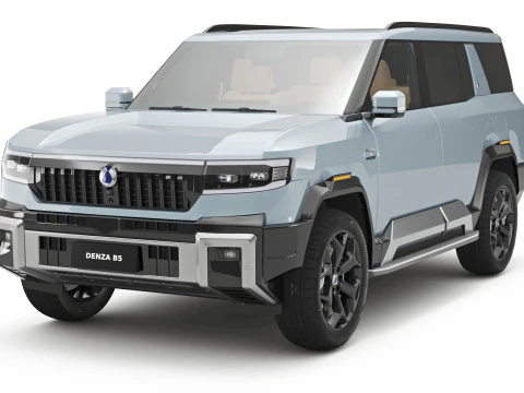 2026 BYD DENZA B8 内装付き 3Dモデル