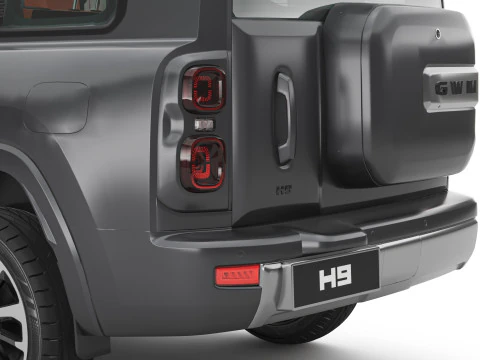 2026 GWM Haval H9 with Interior 3D Model