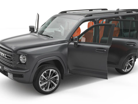 2026 GWM Haval H9 with Interior 3D Model