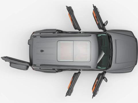 2026 GWM Haval H9 with Interior 3D Model