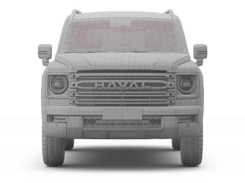 2026 GWM Haval H9 with Interior 3D Model
