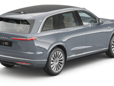 2026 Nio Onvo L90 with Interior 3D Model