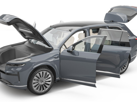 2026 Nio Onvo L90 with Interior 3D Model