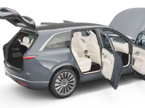 2026 Nio Onvo L90 with Interior 3D Model