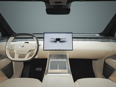 2026 Nio Onvo L90 with Interior 3D Model