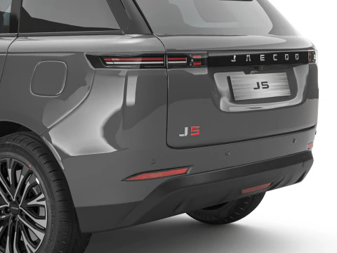 2026 Jaecoo J5 With Interior 3D Model