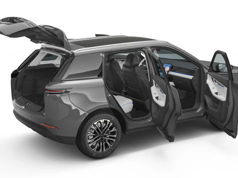 2026 Jaecoo J5 With Interior 3D Model