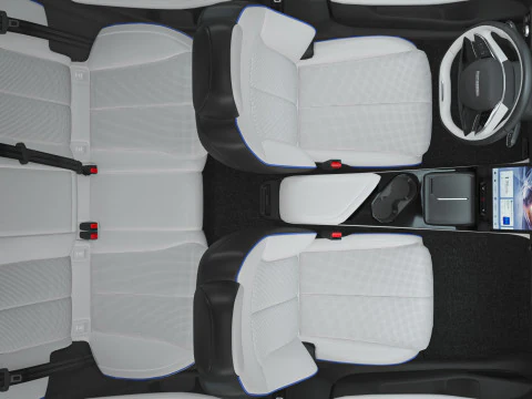 2026 Jaecoo J5 With Interior 3D Model