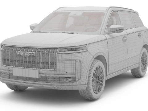 2026 Jaecoo J5 With Interior 3D Model