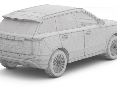 2026 Jaecoo J5 With Interior 3D Model