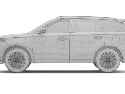 2026 Jaecoo J5 With Interior 3D Model