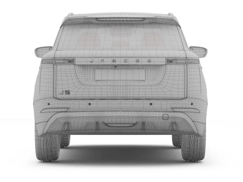 2026 Jaecoo J5 With Interior 3D Model