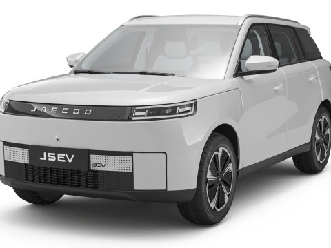 2026 ジェクー J5 EV (インテリア付き) 3Dモデル