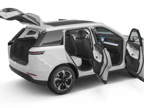 2026 Jaecoo J5 EV With Interior 3D Model