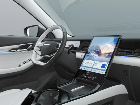2026 Jaecoo J5 EV With Interior 3D Model