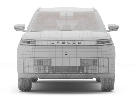 2026 Jaecoo J5 EV With Interior 3D Model