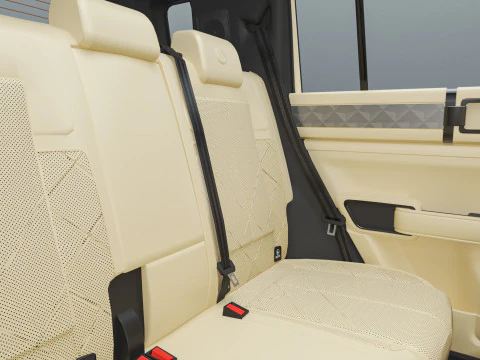 2026 BYD Denza B5 with Interior 3D Model