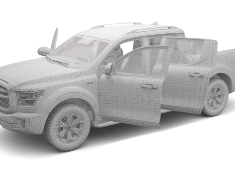 2026 GWM Cannon Alpha POER P500 3D Model