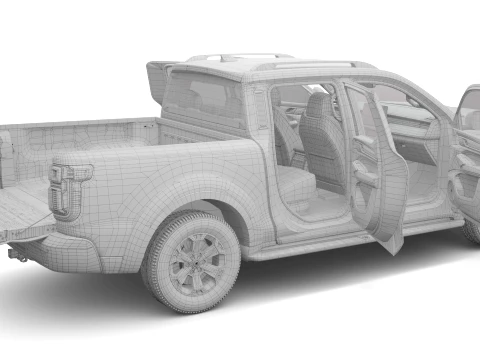 2026 GWM Cannon Alpha POER P500 3D Model