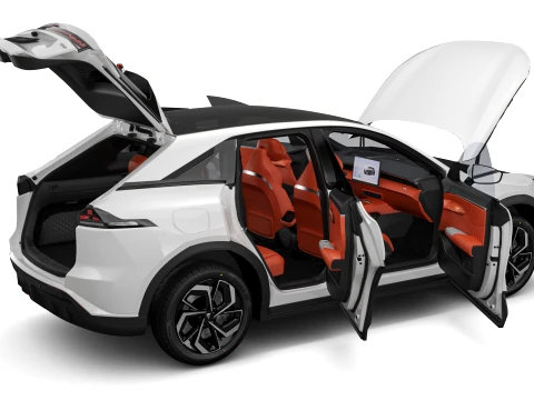 2026 Deepal S07 with Interior 3D Model