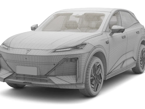 2026 Deepal S07 with Interior 3D Model