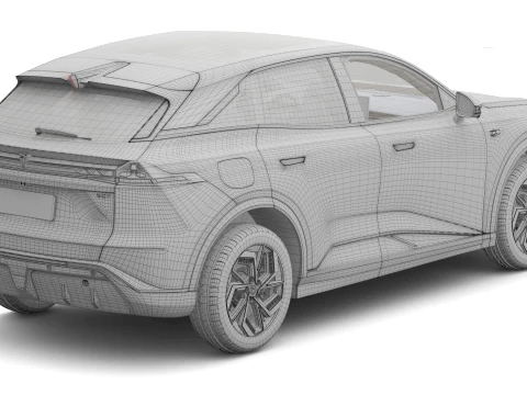 2026 Deepal S07 with Interior 3D Model