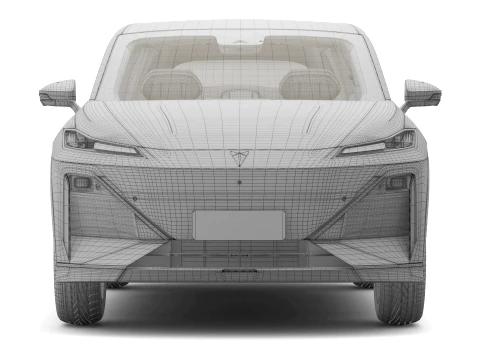 2026 Deepal S07 with Interior 3D Model